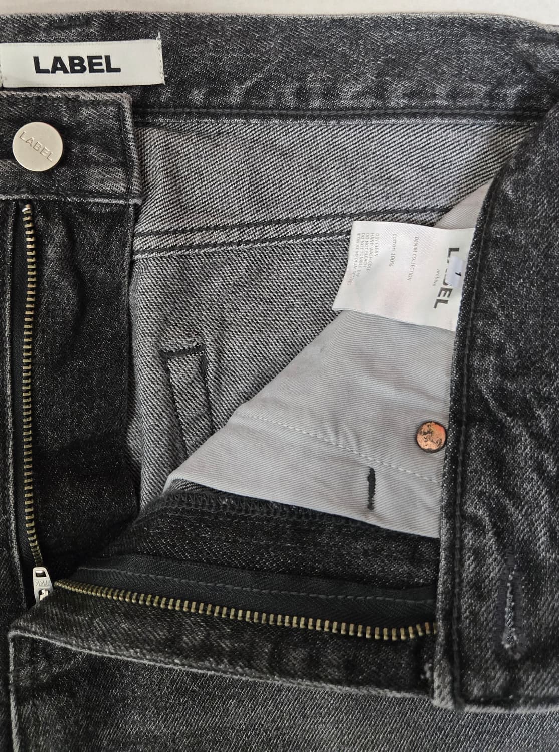 regular fit jeans 레귤러 핏 흑청 데님 청바지 바지 상품이미지5