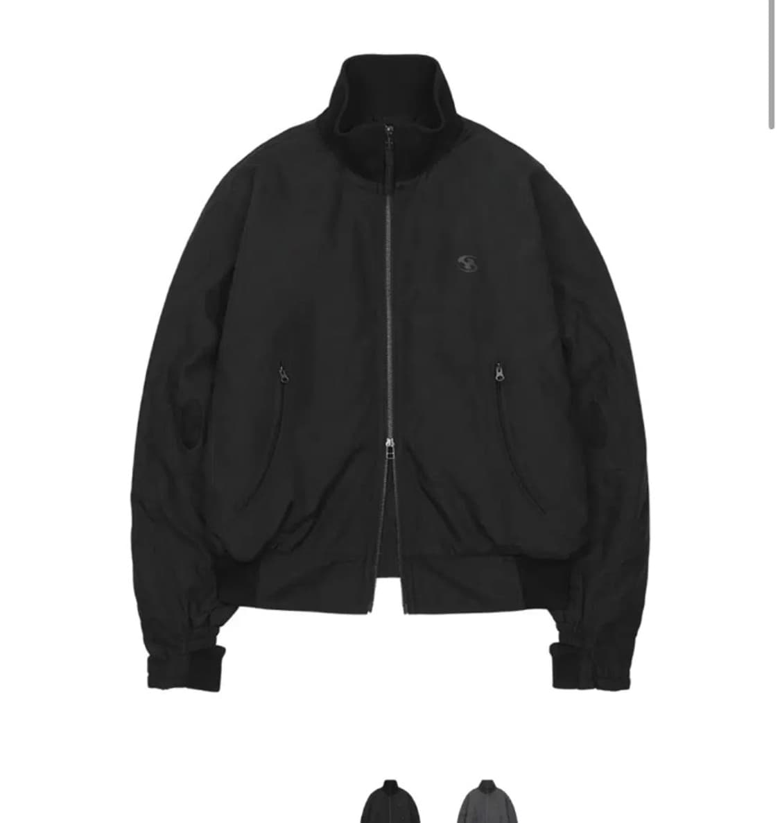 산산기어 25fw 봄버자켓 블랙 사이즈3 상품이미지1