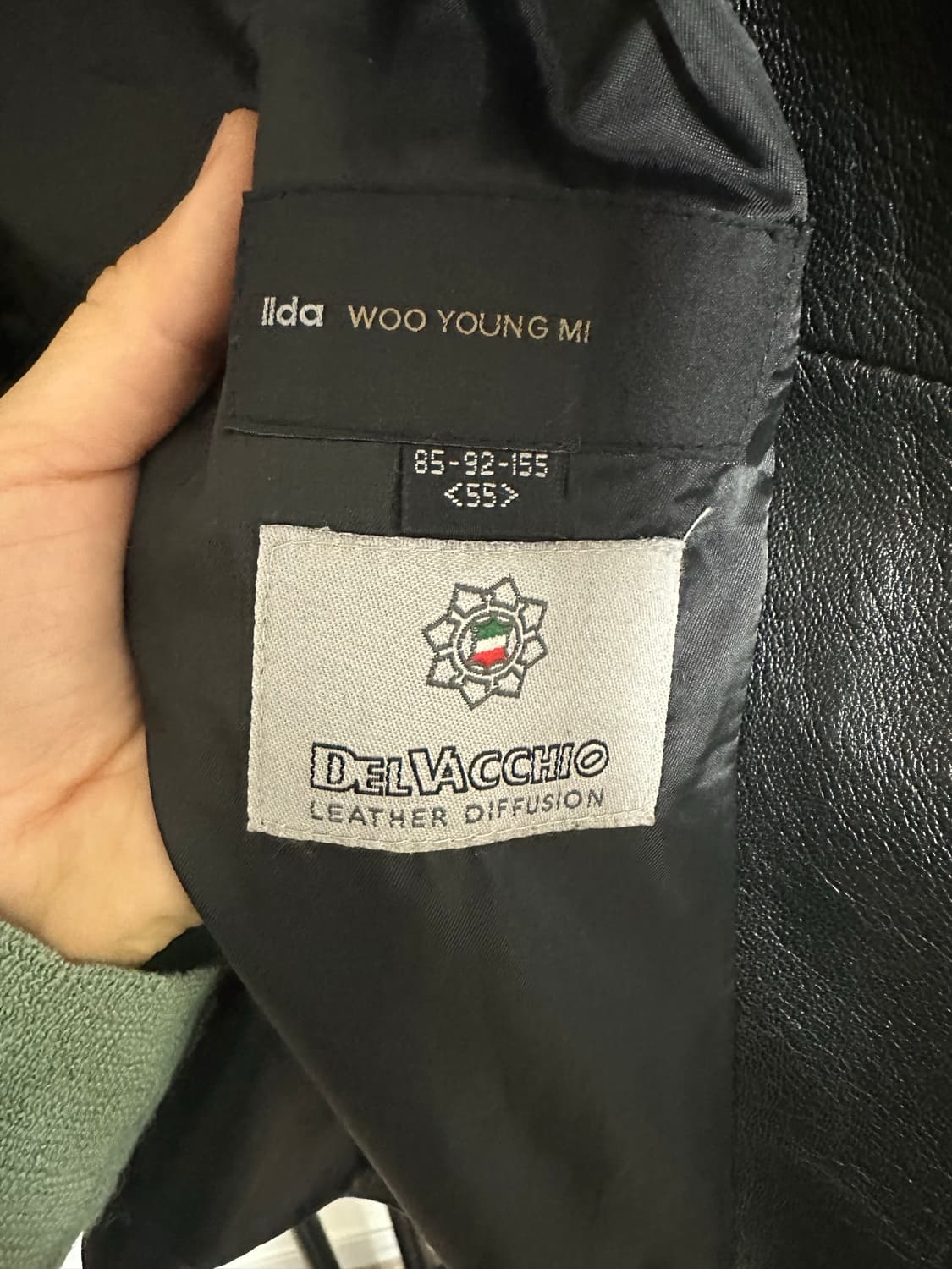 llda 우영미 리얼 양가죽자켓-55사이즈 상품이미지9