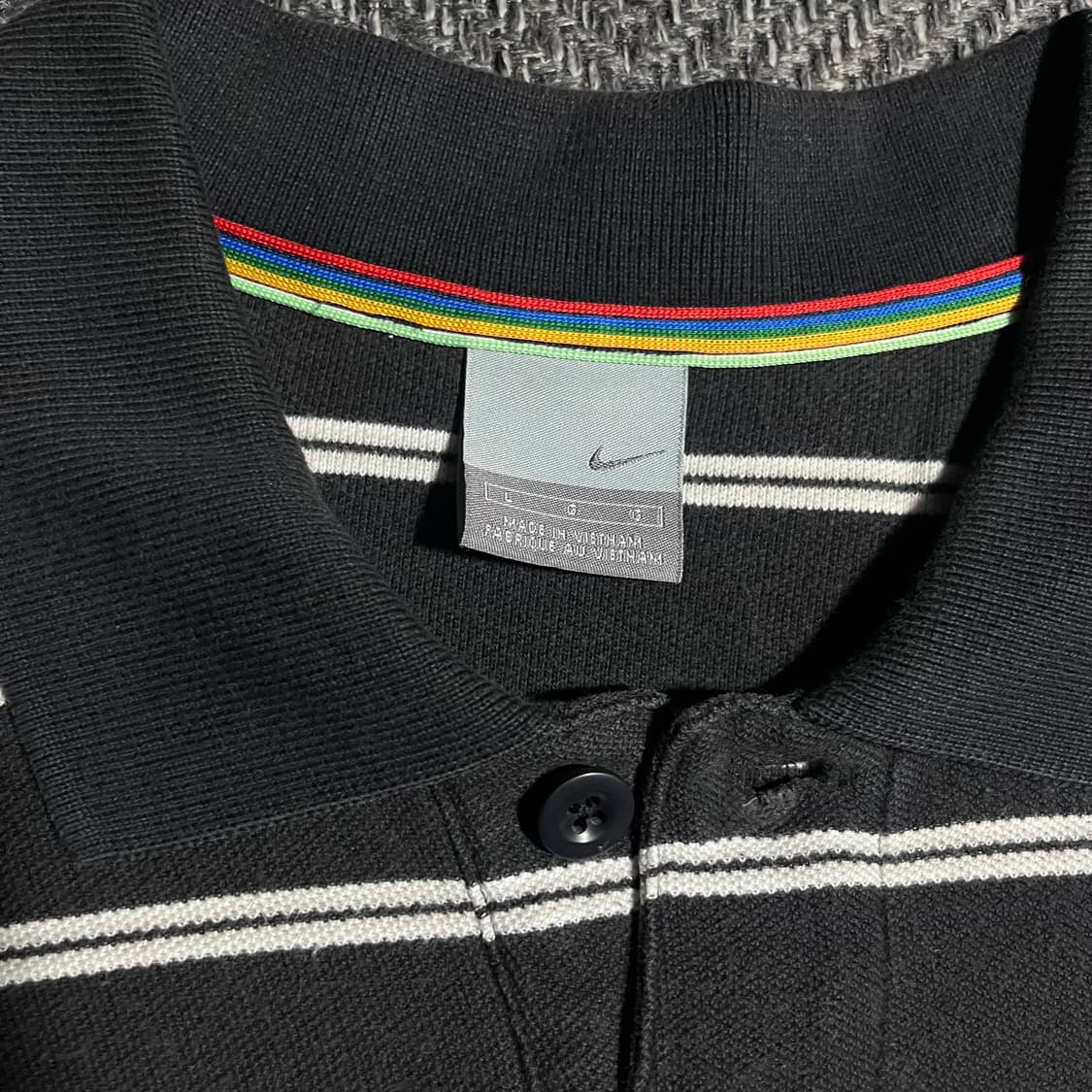 [L] NIKE 나이키 스트라이프 카라티 상품이미지4