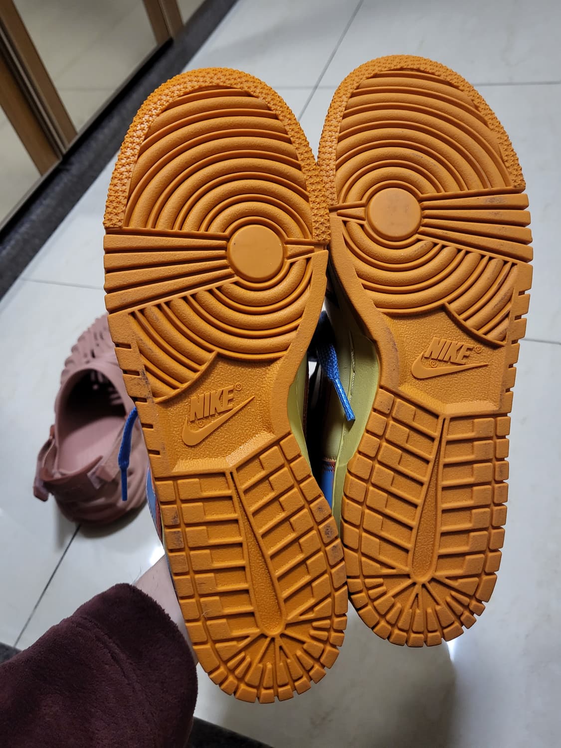 나이키 덩크 하이 1985 sp 오렌지 블루 245 상품이미지8