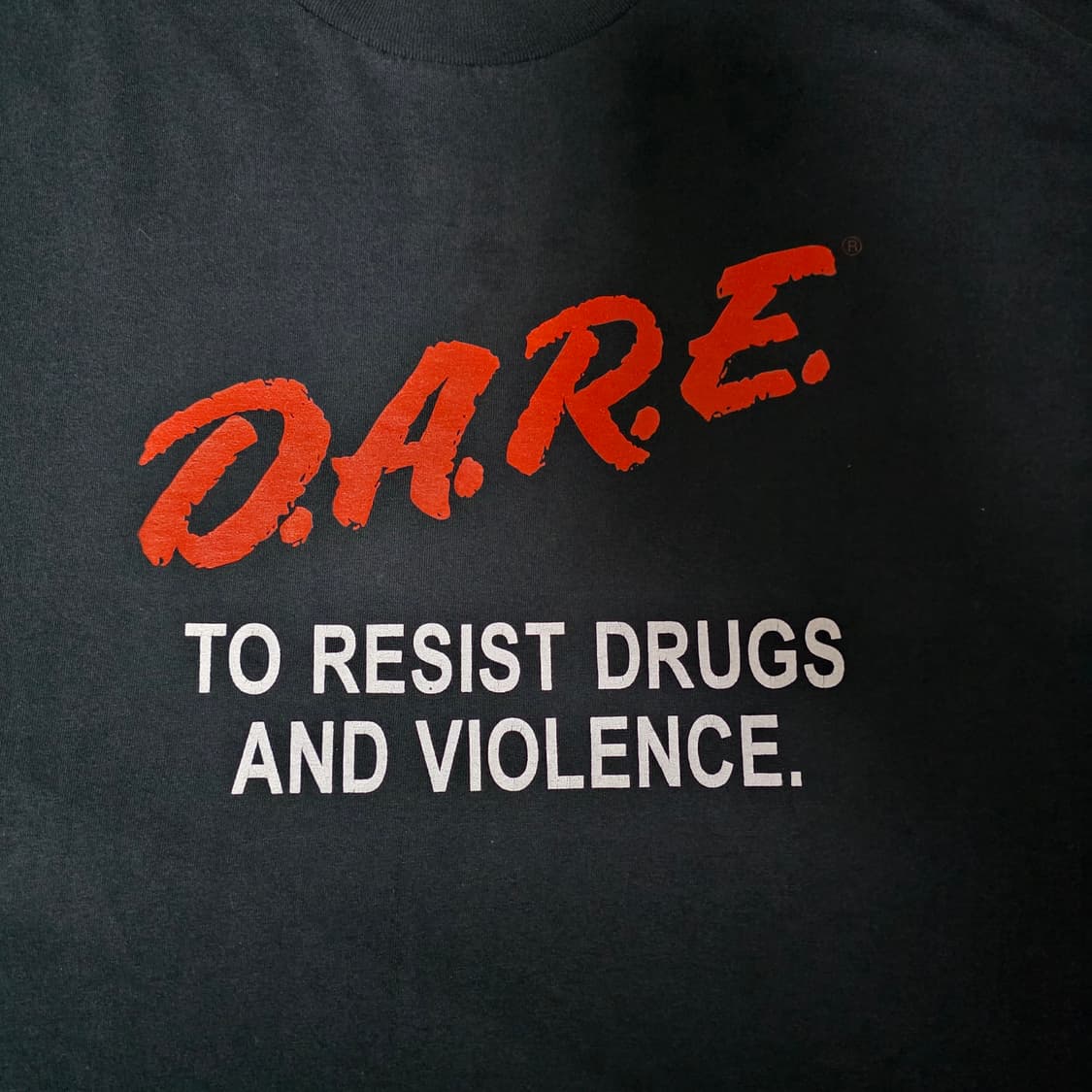 [XL] 90s 빈티지 DARE 티셔츠 블랙 ver. 후룻3 상품이미지2