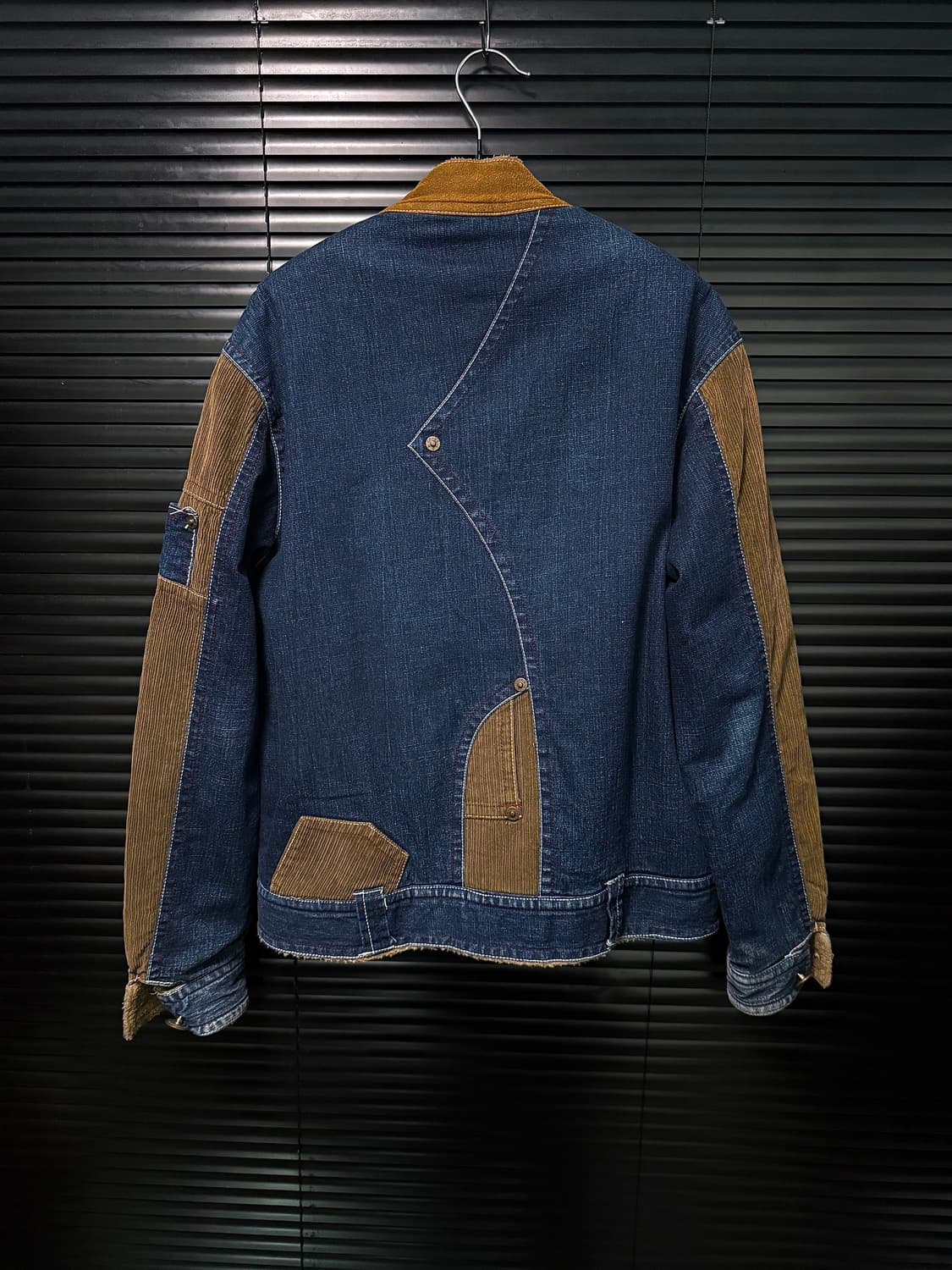 YAJAYU 일본 골덴 코듀로이 진청 브라운 갈색 워크 트러커 자켓  상품이미지5