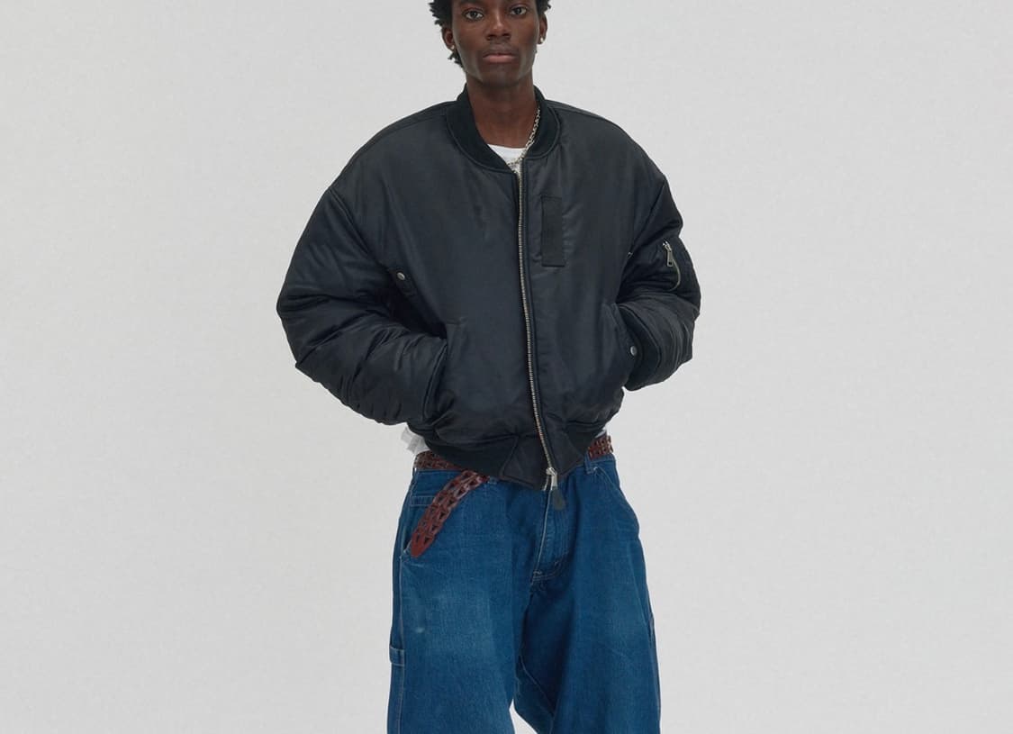 Suade cropped MA-1 black 봄버자켓 상품이미지3