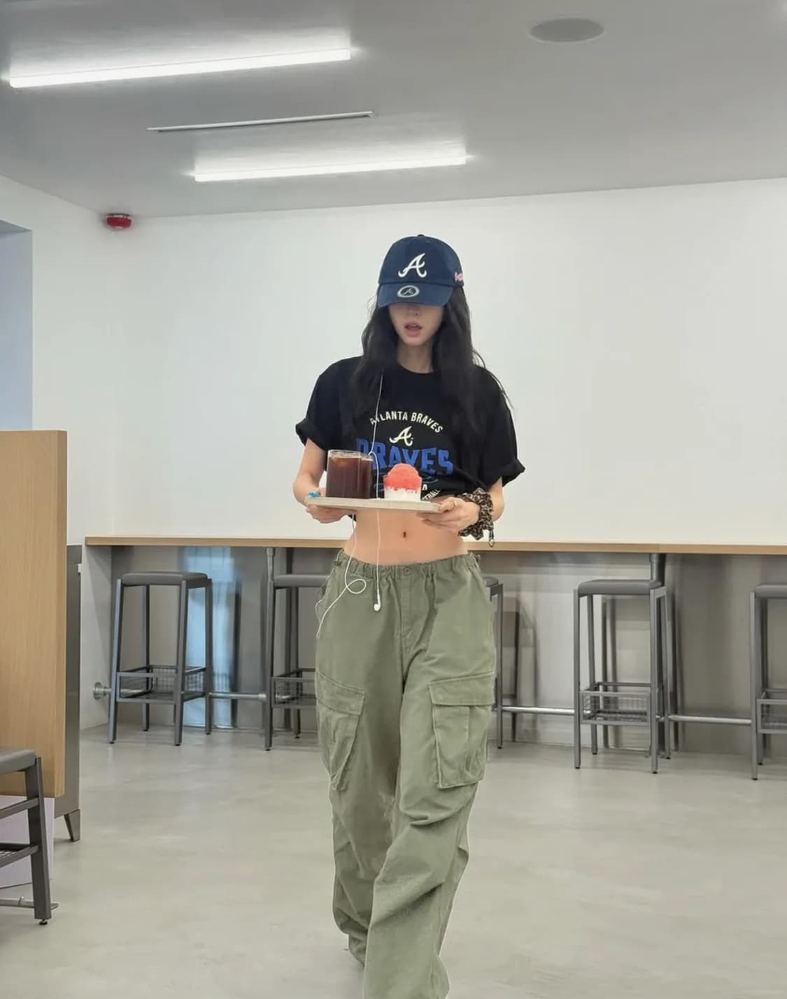 애즈이프캘리 카고팬츠 PARACHUTE CARGO PANTS KHAKI 상품이미지1