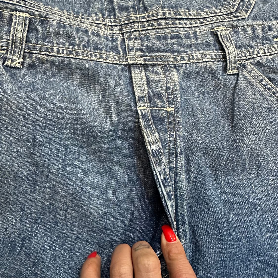 캘빈클라인 중청 데님 카펜터 오버롤L 상품이미지6