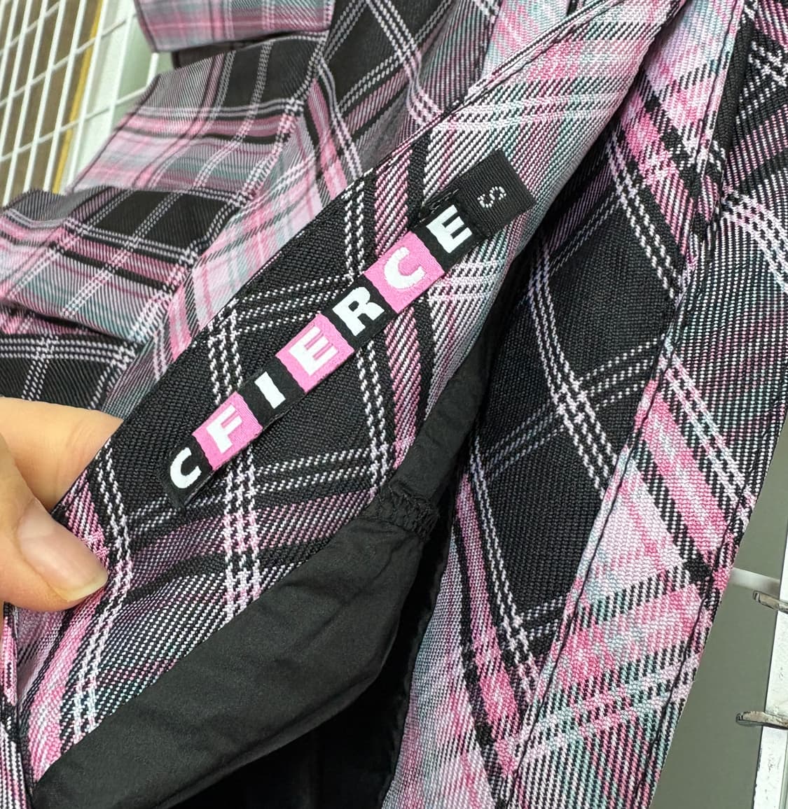 씨피어스 체크 스커트  상품이미지6