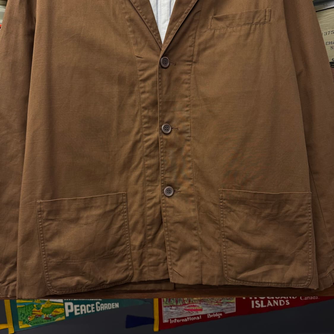 00s 울리치 브라운 블레이져 헌팅 스포츠 자켓 마이 상품이미지4