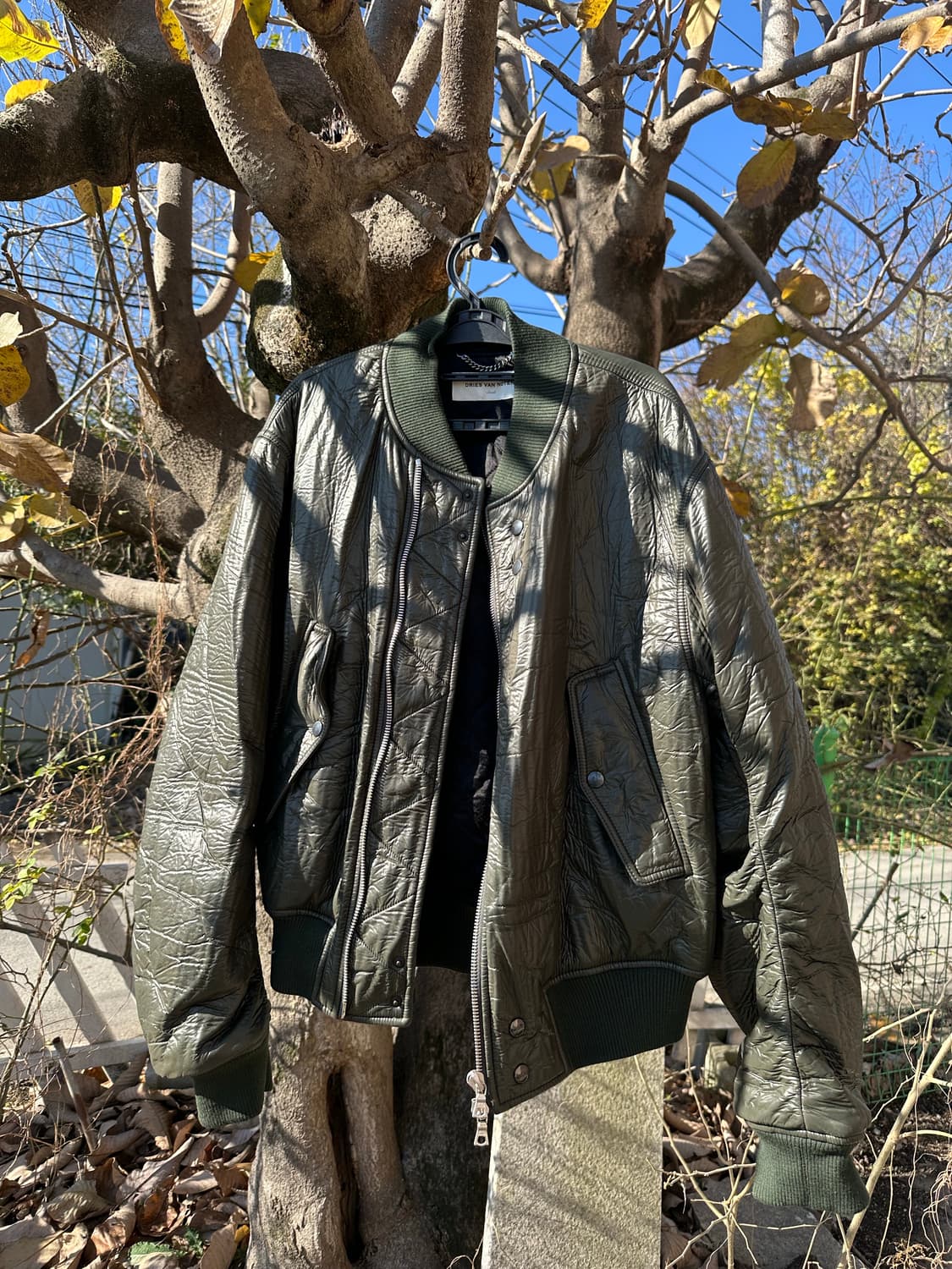 [S]드리스반노튼 크링클 봄버 상품이미지1