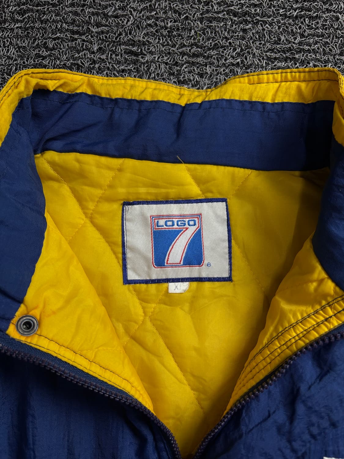 LOGO SEVEN USA 오리지날 미시건 컬리지 바시티 점퍼 1617 상품이미지4