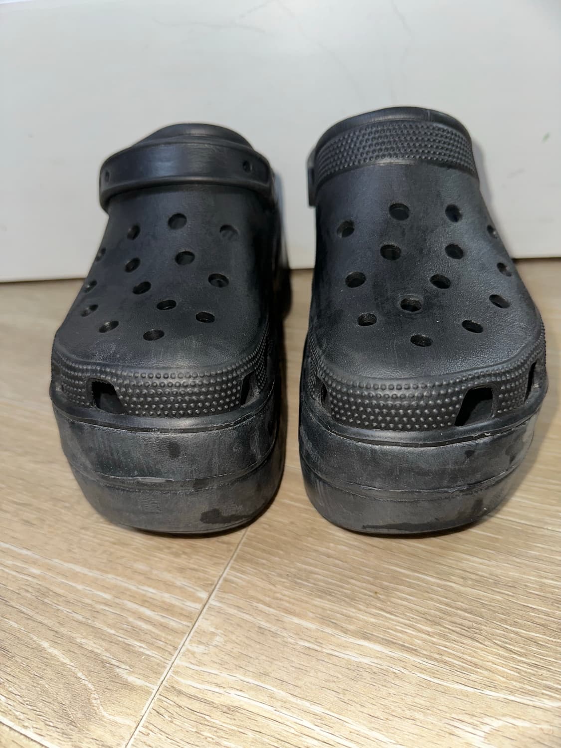 고스펑크 통굽 크록스 샌들 상품이미지2