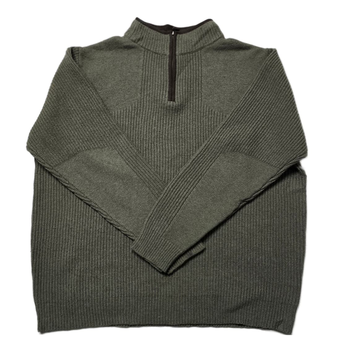 레어) L.L.BEAN 엘엘빈 메리노울 100% 카모 니트 XXL 상품이미지2