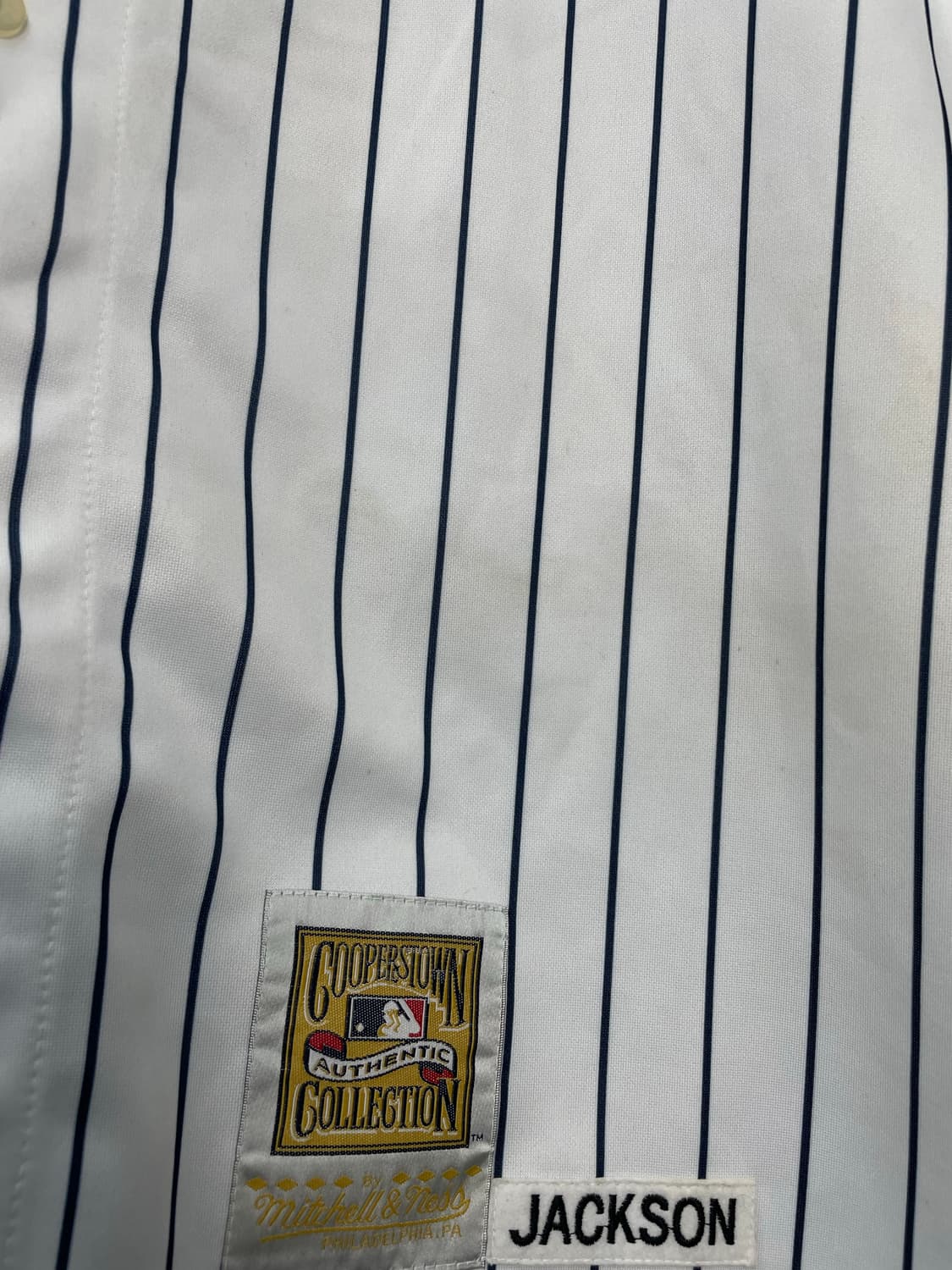 MLB 마제스틱 뉴욕 양키스 레지 잭슨 유니폼 반팔 져지 H555 상품이미지7