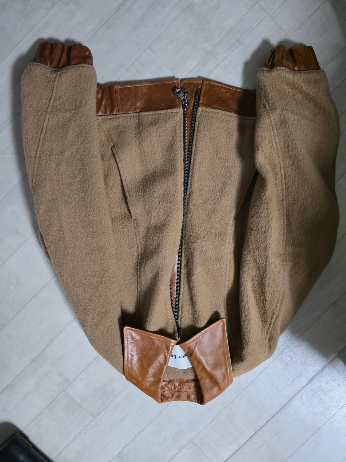 앤더슨벨 울 레더 봄버 M 상품이미지3