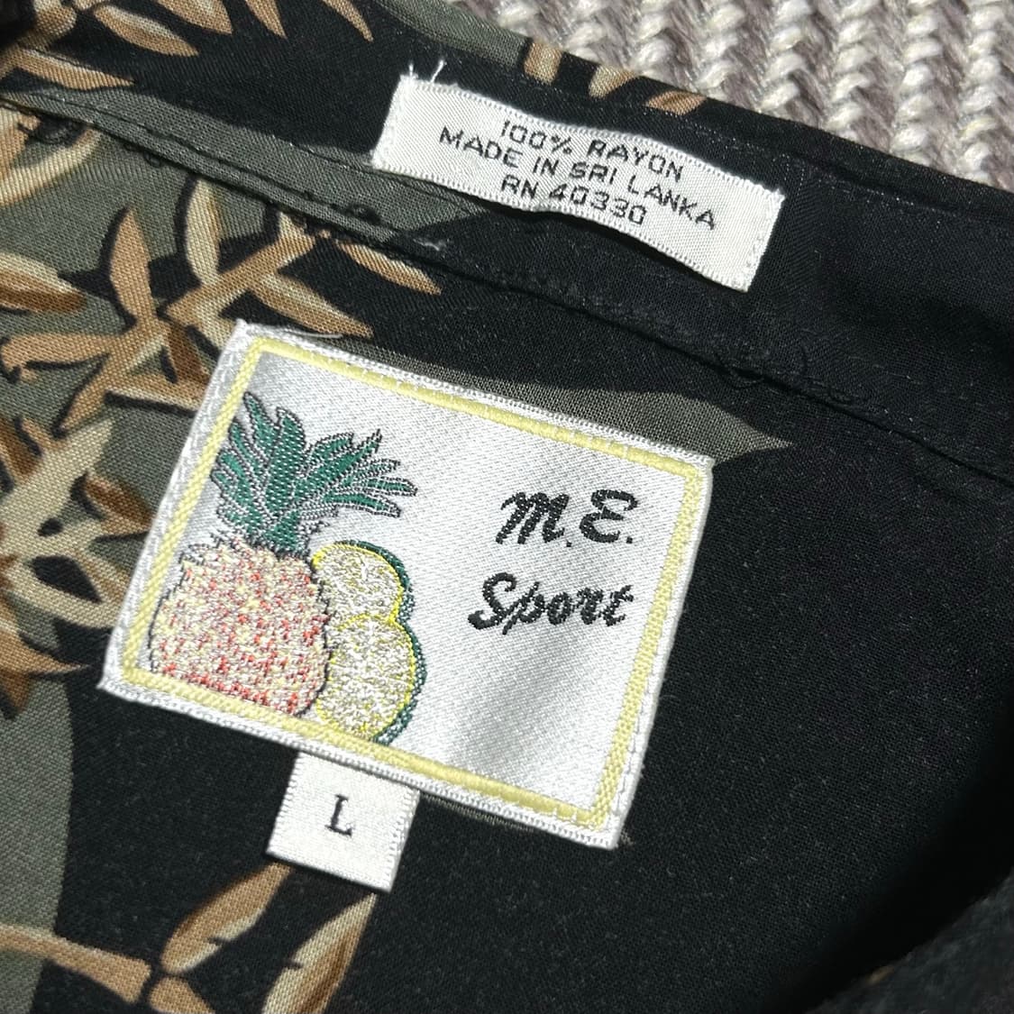 [2XL] M.E. Sport 빈티지 하와이안 반팔 셔츠 상품이미지5