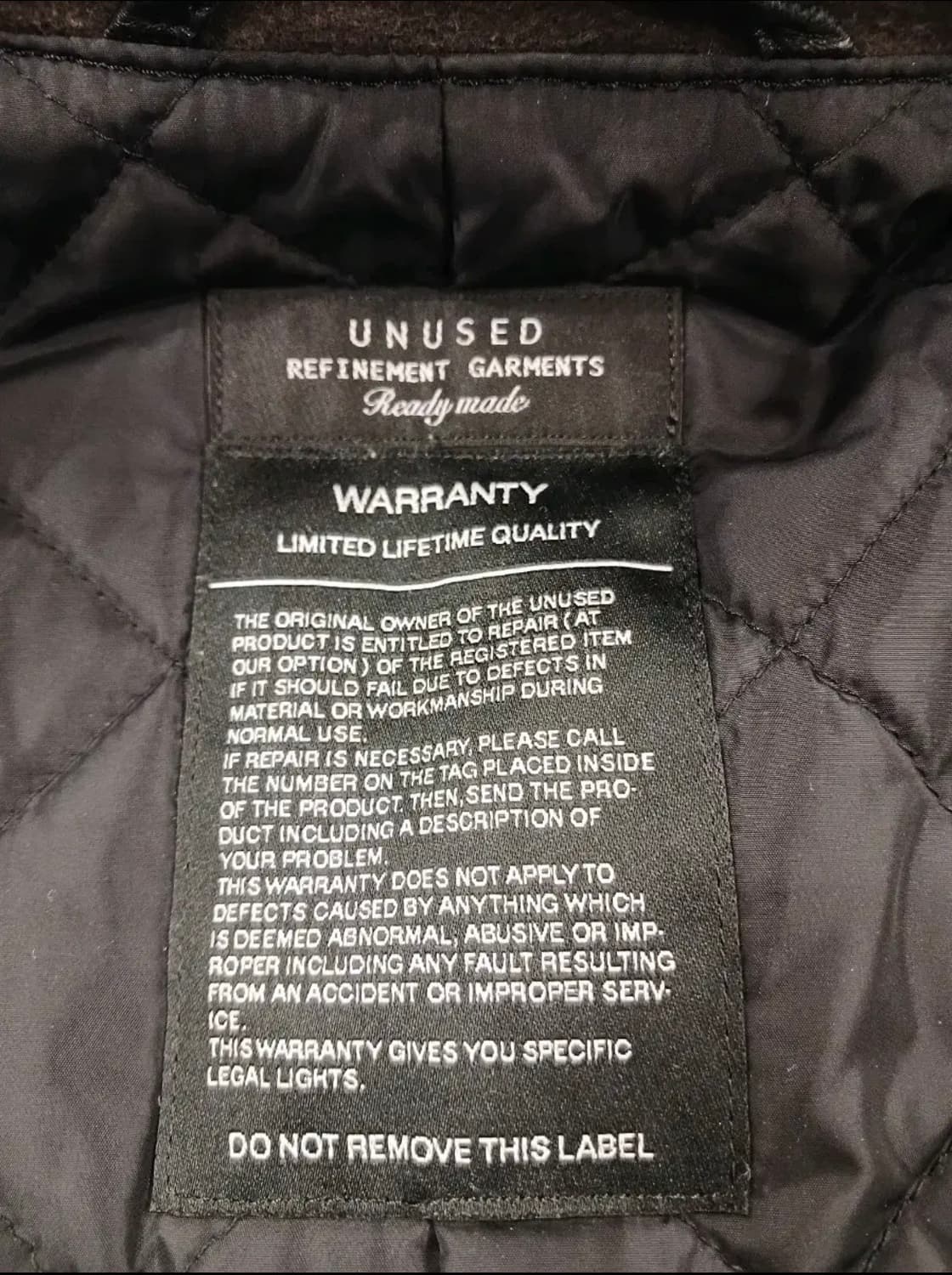 UNUSED LEATHER PATCH WORKED JACKET 상품이미지9