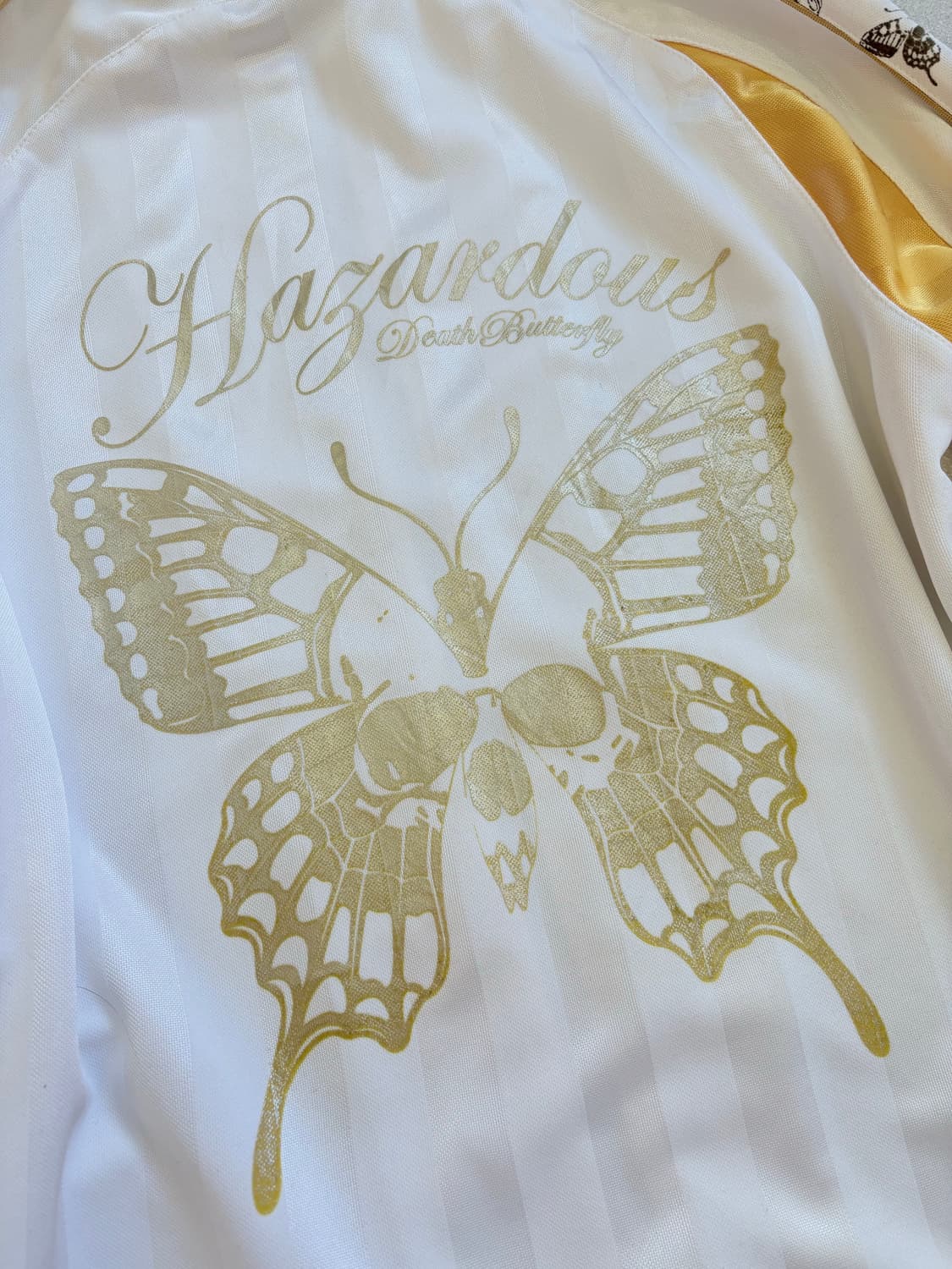 해골 화이트 져지 자켓 상품이미지5