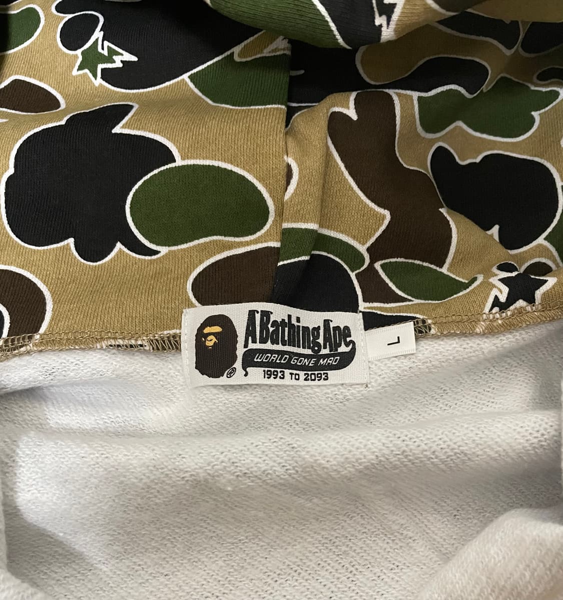 베이프 스타 후드집업 상품이미지3