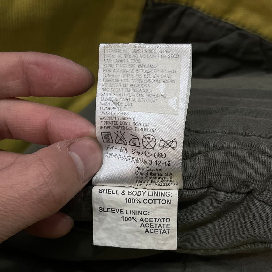  디젤 그런지 더블 자켓 y15198 상품이미지10