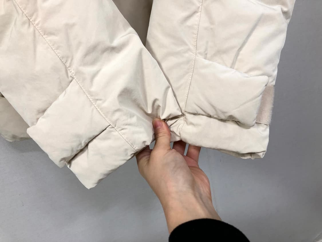 스튜디오톰보이 오버핏 덕다운 후디 푸퍼 솟패딩 _ 바닐라 상품이미지4