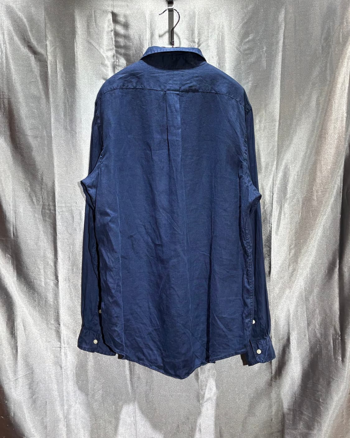 L 폴로랄프로렌 클래식핏 레드포니 네이비 린넨 셔츠 상품이미지3