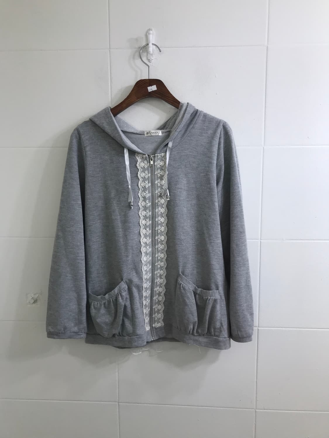 엑시즈팜 네이비 그레이 너드 모리 니혼진 리버시블 코디세트 상품이미지7