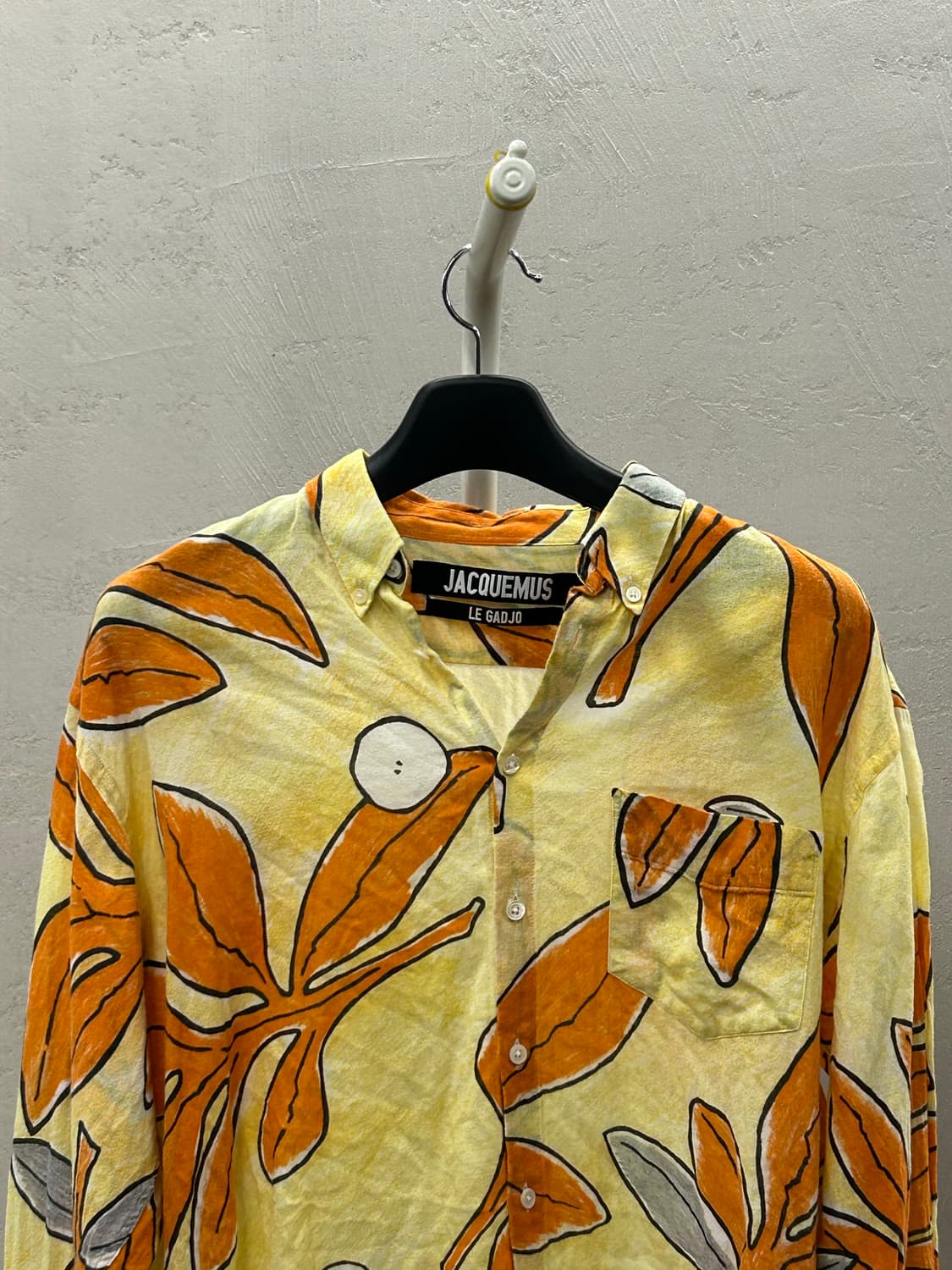 자크뮈스 옐로우 플라워 프린트 셔츠 상품이미지3