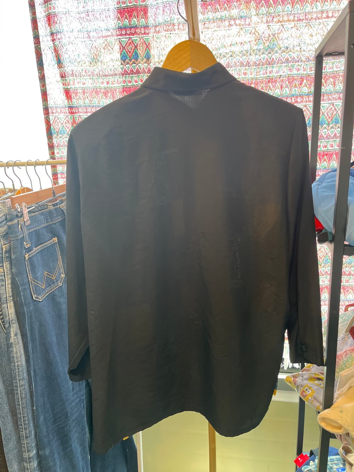 Vintage 80s-90s domane duè 패턴 셔츠 상품이미지2