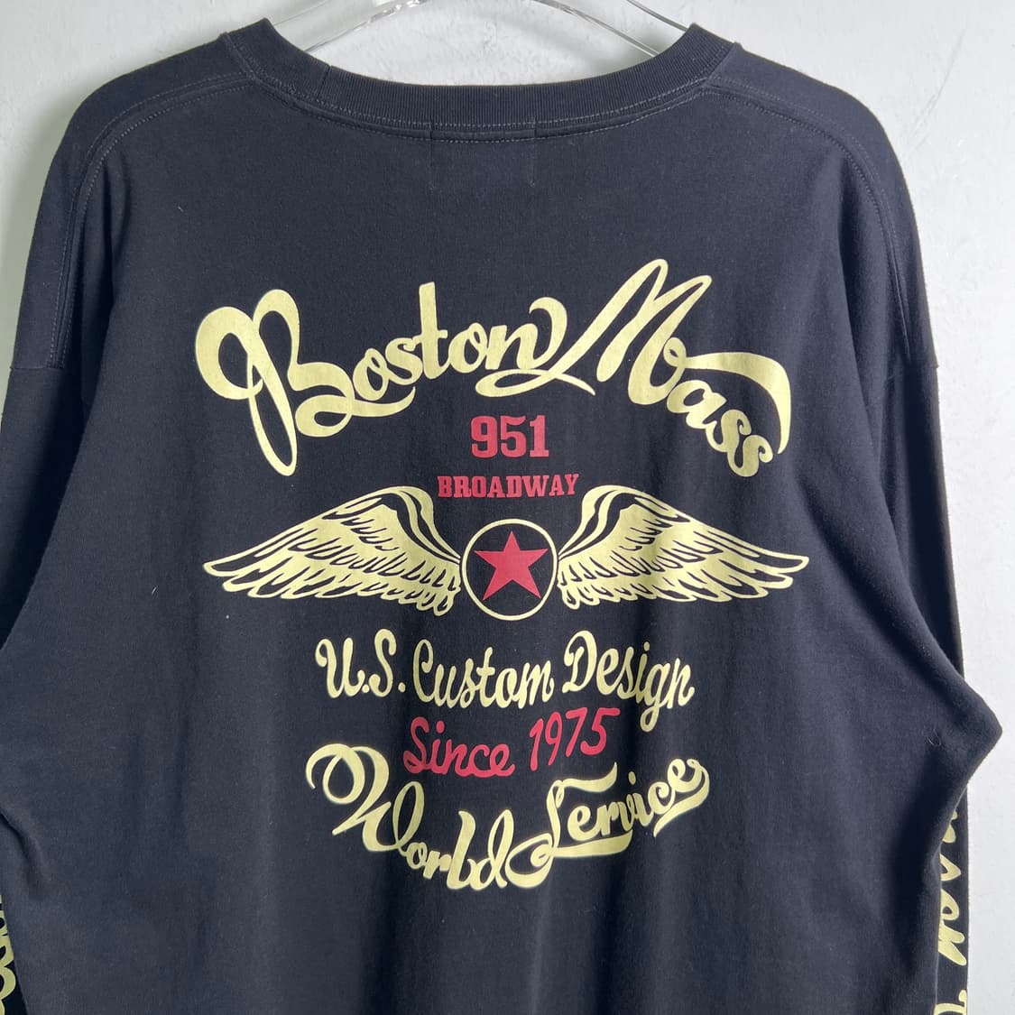 밴슨 레더 블랙 롱슬리브 2XL 상품이미지7