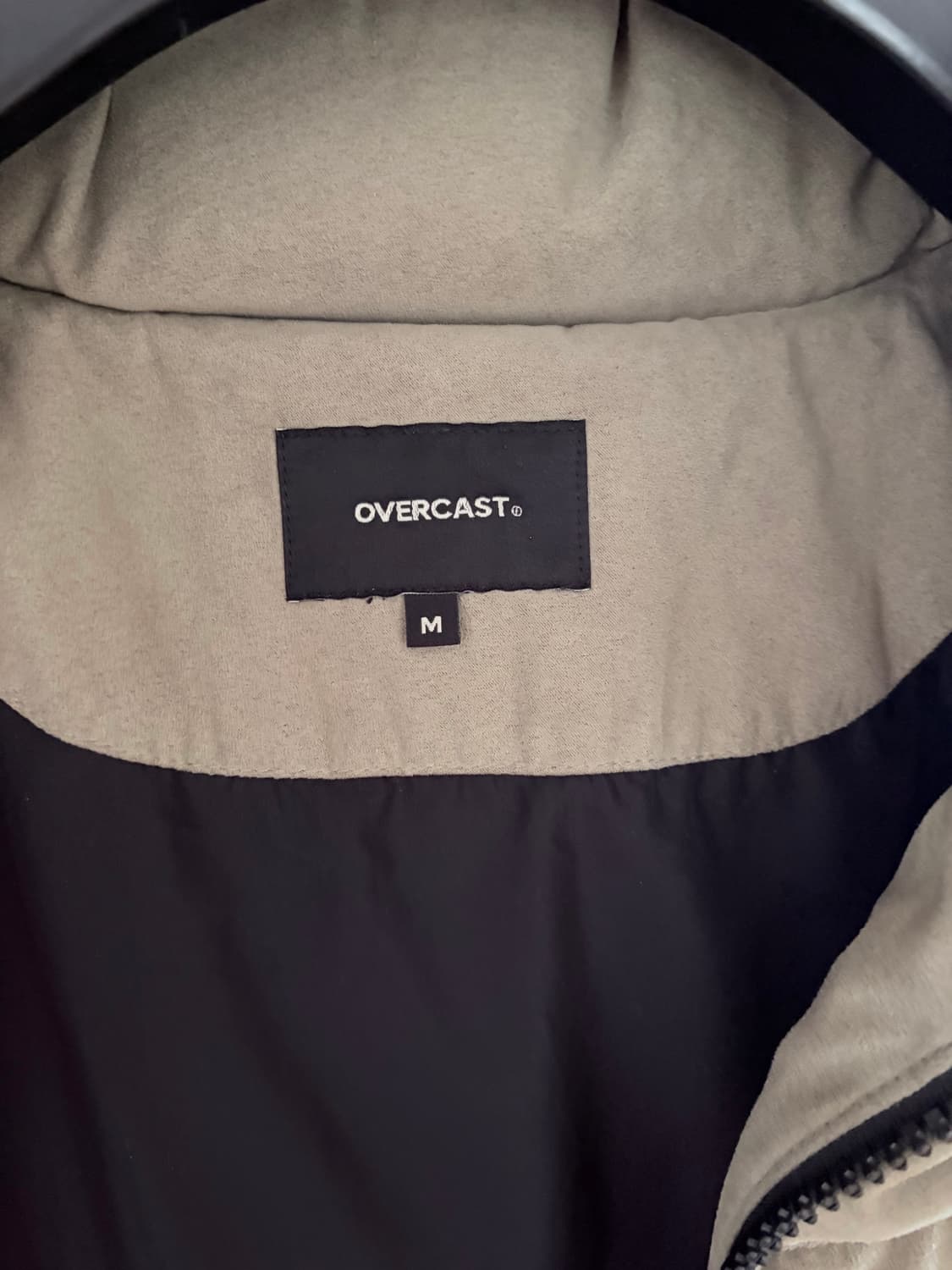 오버캐스트 스웨이드 구스다운 패딩 m사이즈 피 상품이미지7