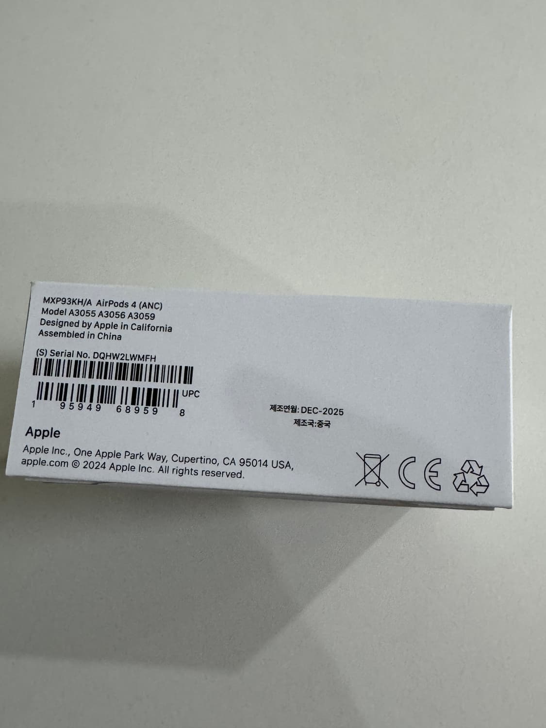 에어팟 4세대 노이즈캔슬링 미개봉 새상품 상품이미지4