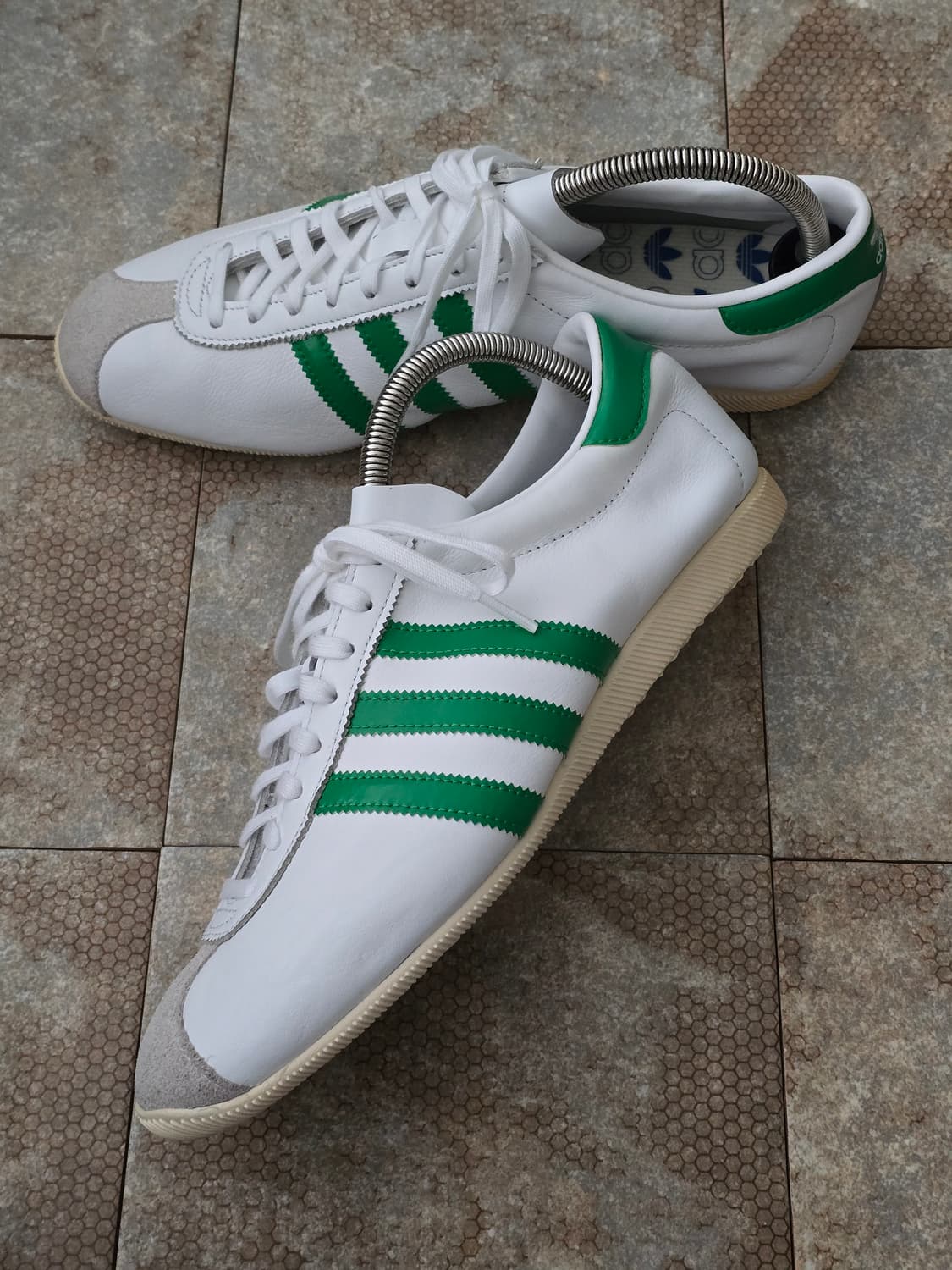 (270)아디다스 오버덥 화이트 그린 상품이미지3