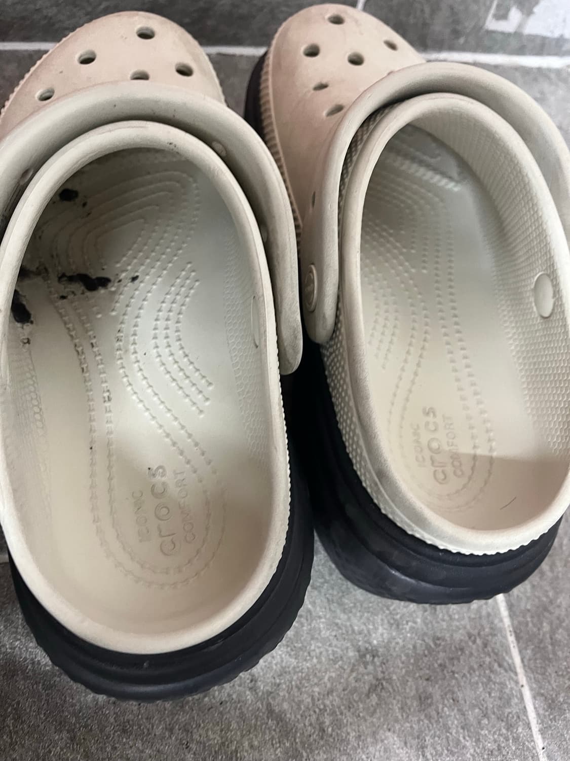 스톰프 클로그 린넨 블랙 240 상품이미지4