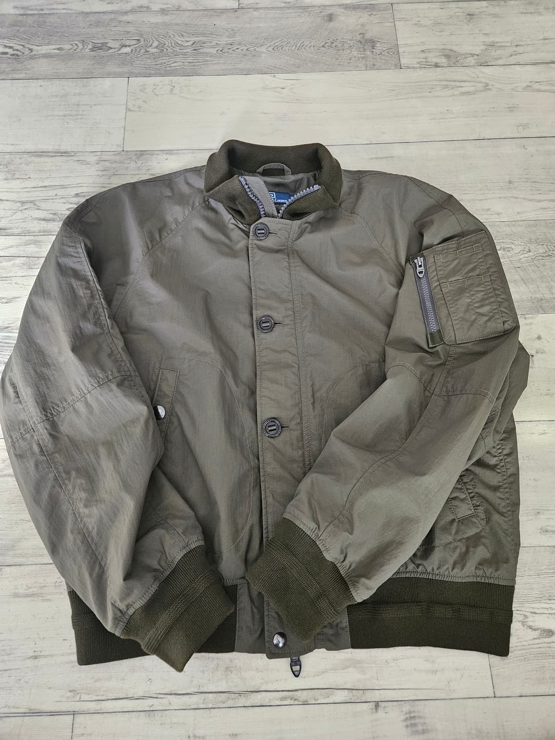 (L)폴로 랄프로렌 25fw 인슐레이트 보머자켓 올리브 상품이미지4