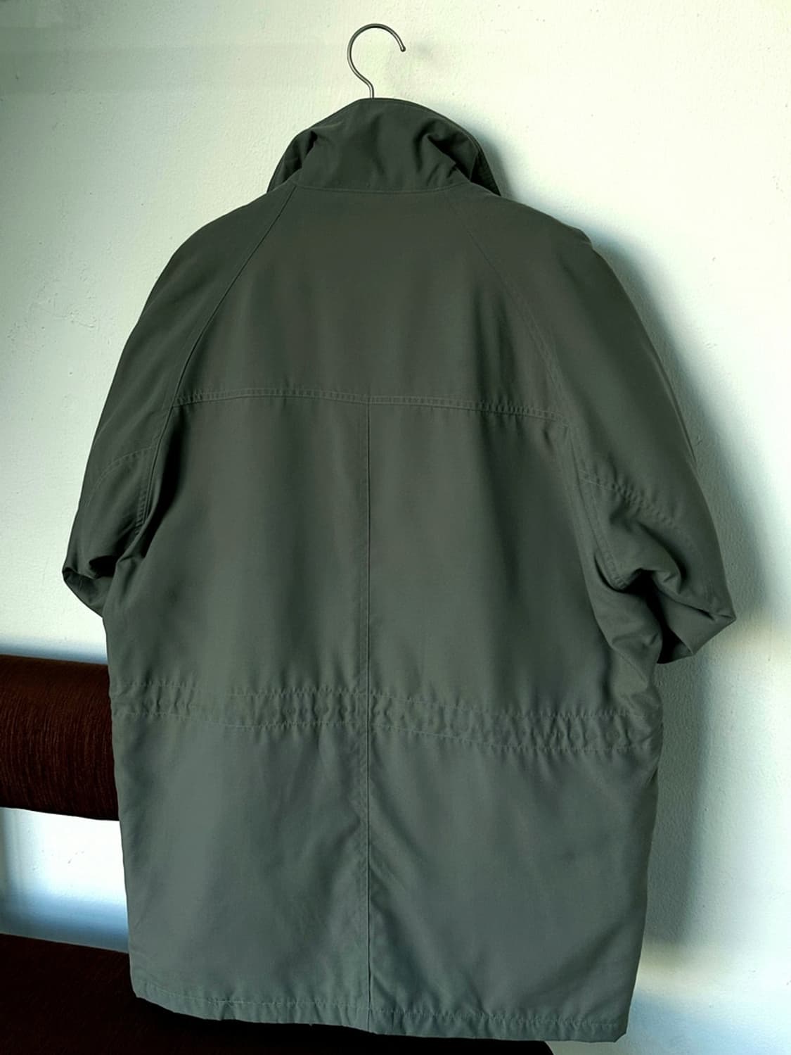 Peach skin padded mil mid coat 상품이미지6