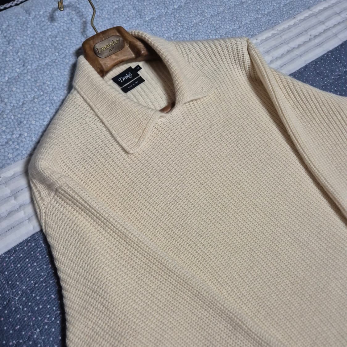 [L]드레익스 알파카 렘스울  에크루 니트/rrl 웨어하우스 드루모어 상품이미지4