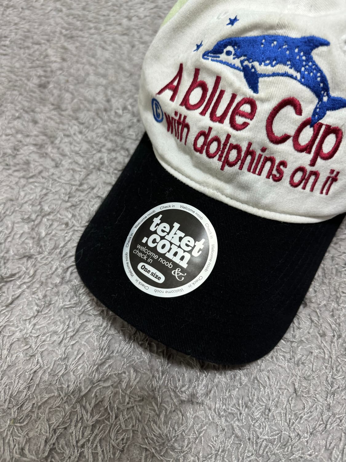 테켓 돌고래 볼캡 상품이미지3