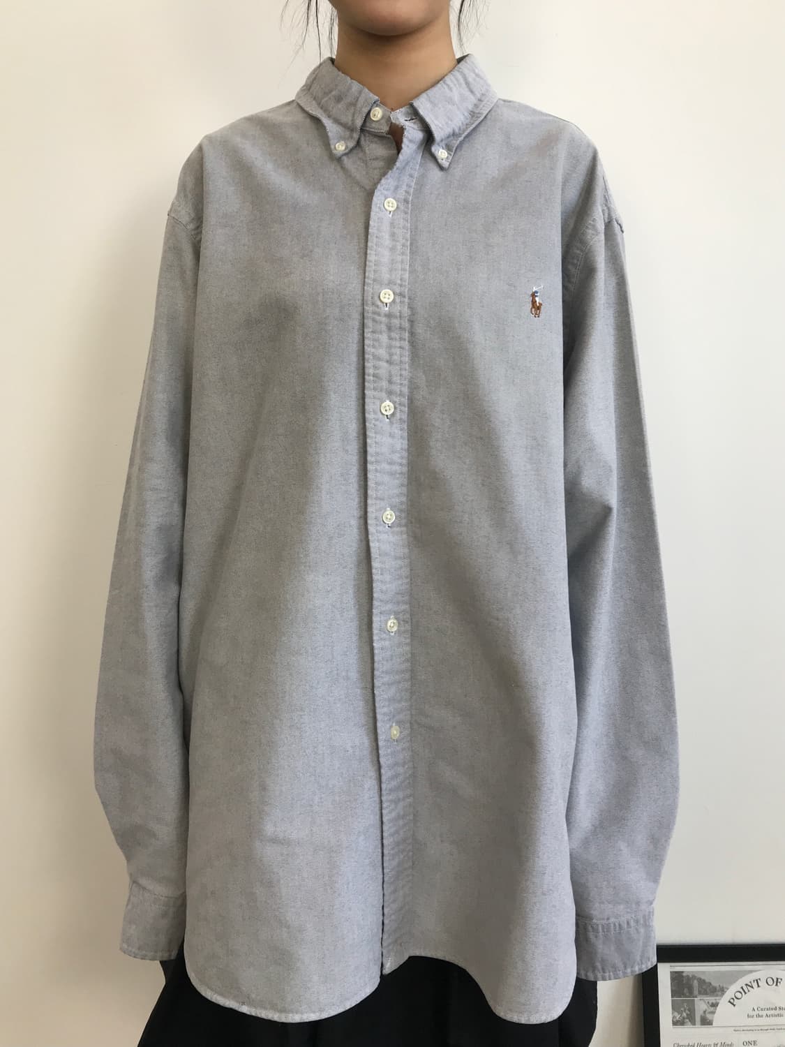 Polo Ralph Lauren Oxford Shirt Grey 상품이미지3