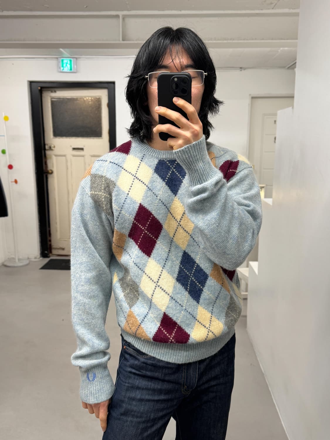 프레드페리 아가일 스웨터 상품이미지6