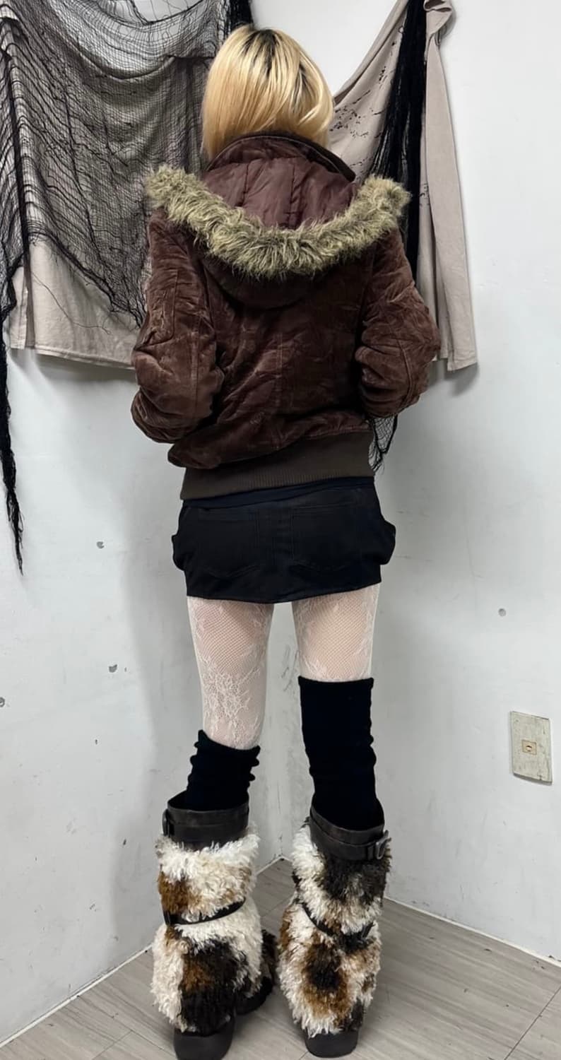 chocolate brown n2b jacket Y2K 상품이미지2