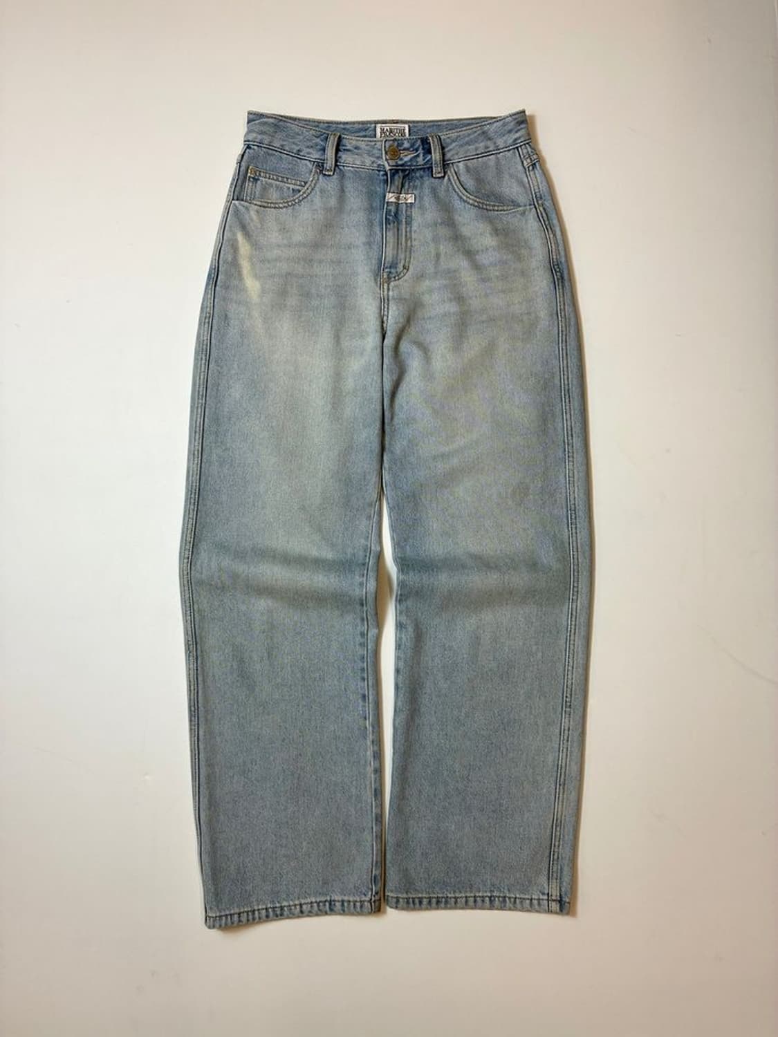 마리떼프랑소와저버 시그니처 스트레이트 와이드 데님 팬츠 PN8386 상품이미지1