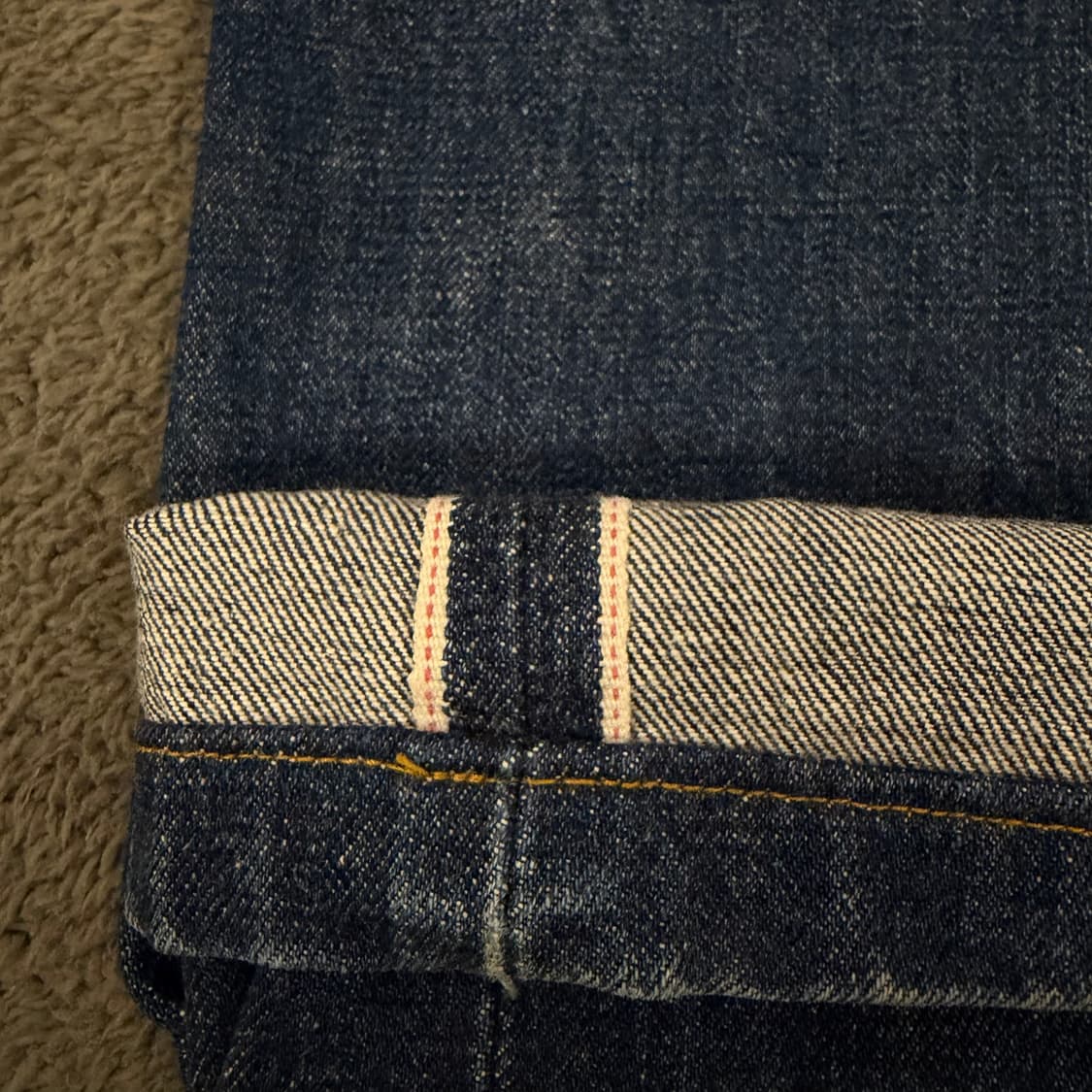 [정품/31X34] 리바이스 502XX 빅E 셀비지 일본판 데님 팬츠 상품이미지7