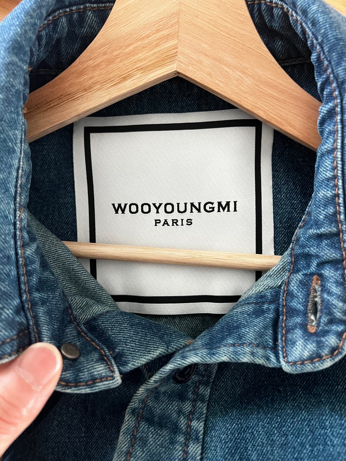 우영미 데님 셔츠 상품이미지3