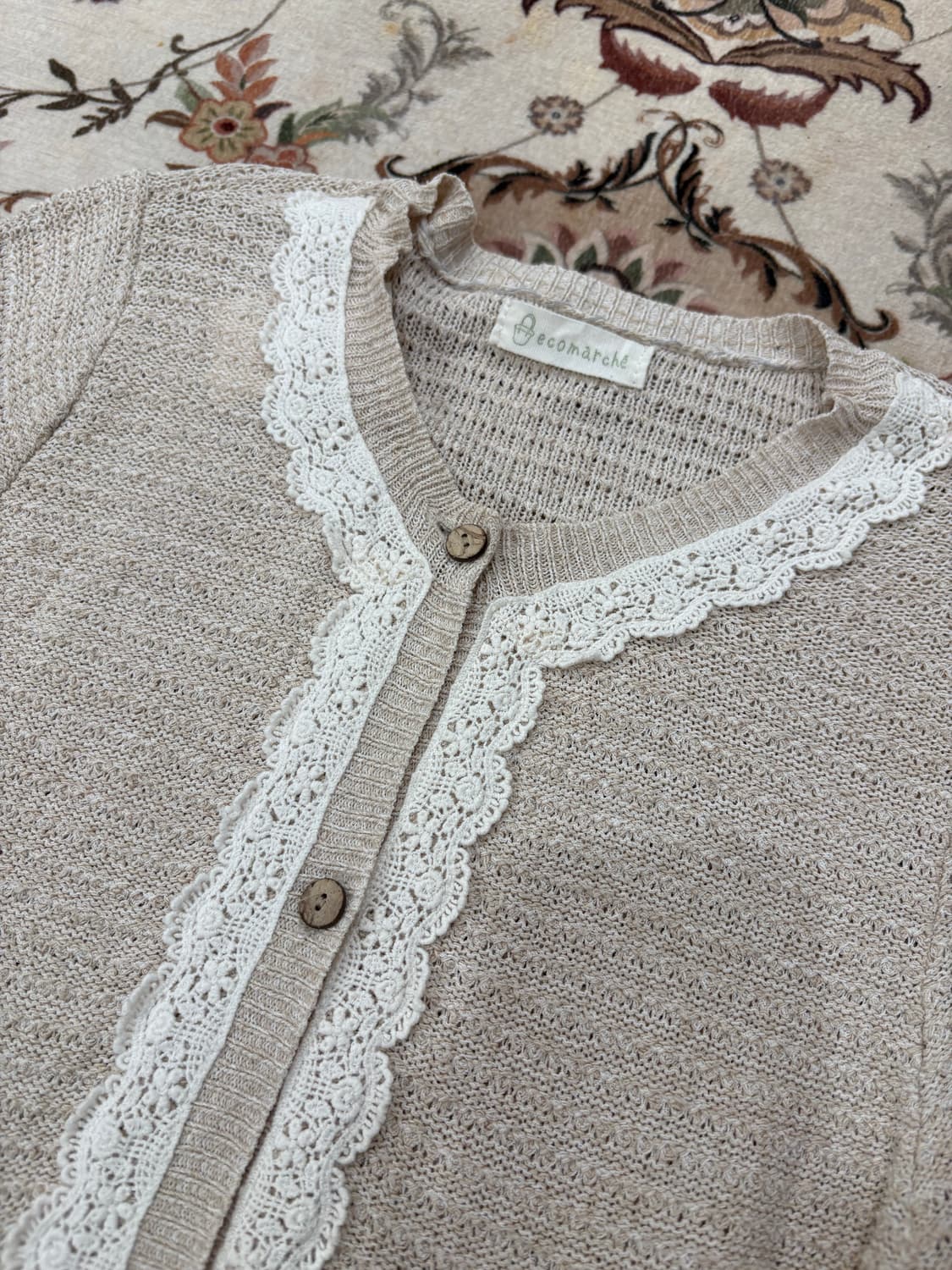 jpn 모리 레이스 가디건 상품이미지3