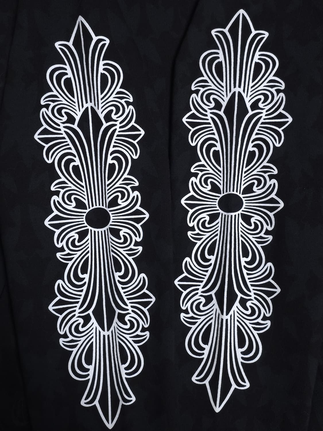 [M] 크롬하츠 세메터리 프린트 풀오버 후드 블랙 상품이미지5