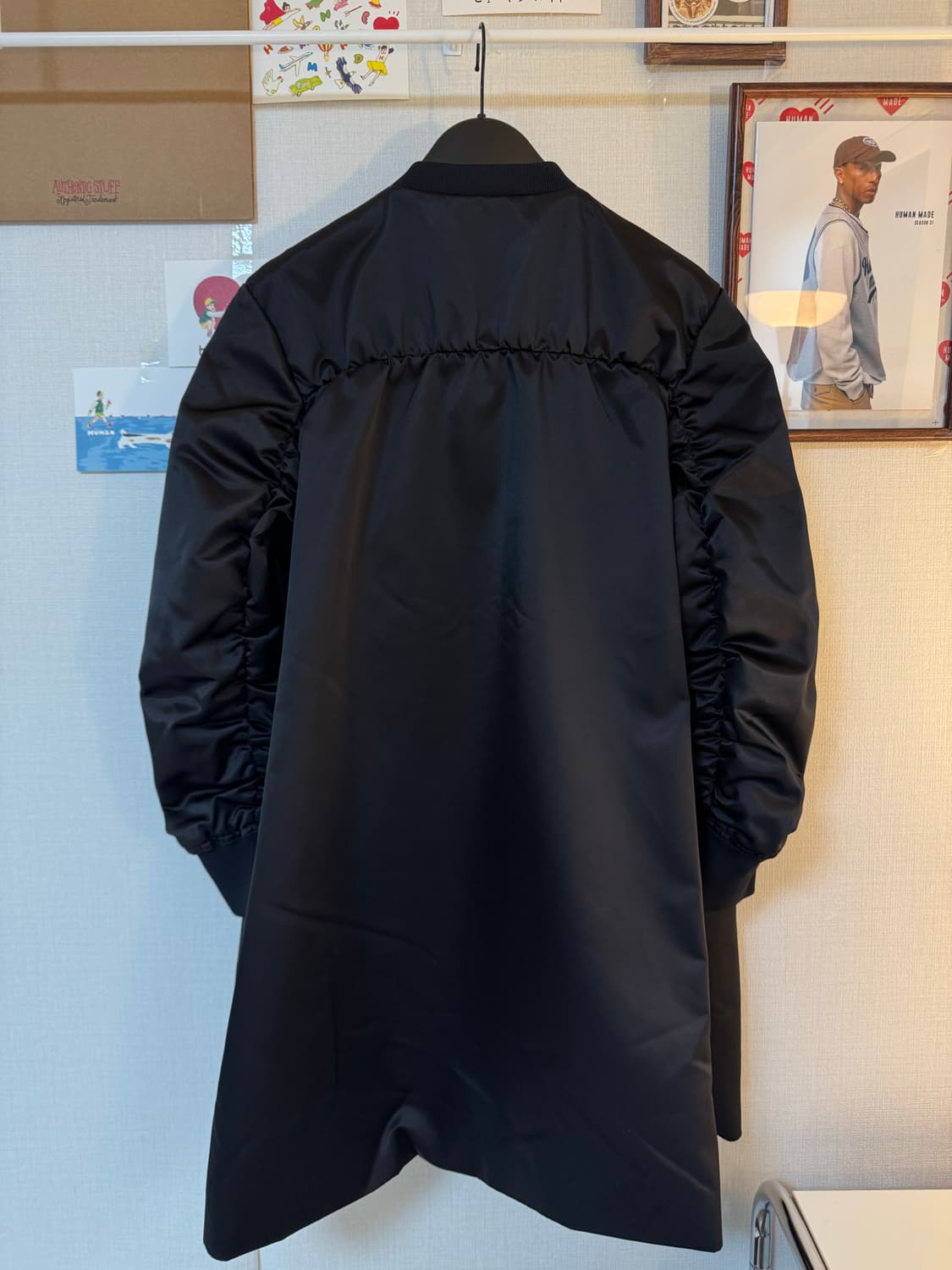 [38]아크네 스튜디오 이클립스 샤인 봄버 자켓 블랙 상품이미지3