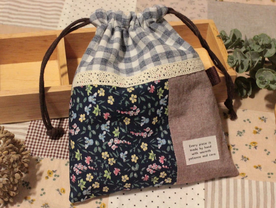 핸드메이드 패치워크 스트링 파우치 상품이미지9