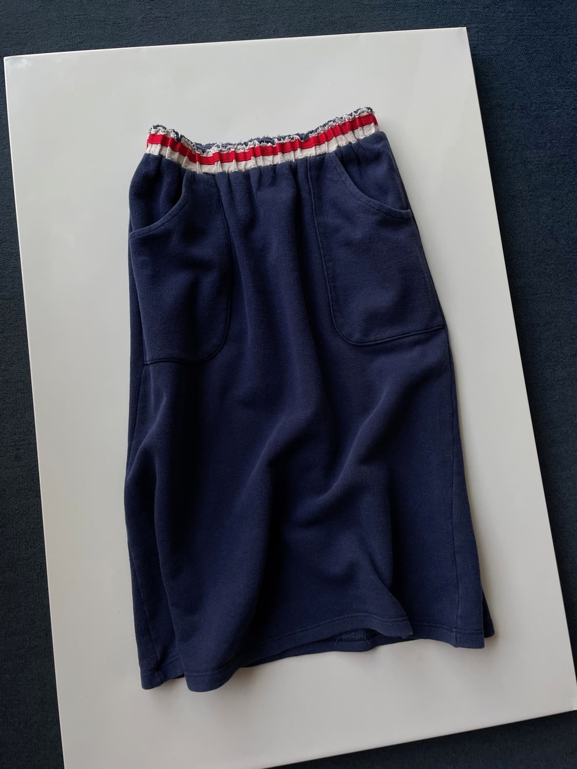 Sweat cotton mid skirt 상품이미지1