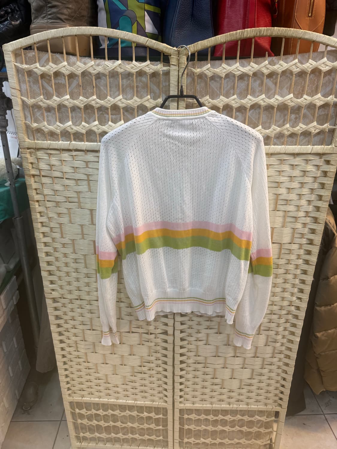 38/55-66 정품 디올 화이트 메쉬 로고집업 자켓 팝니다 상품이미지7