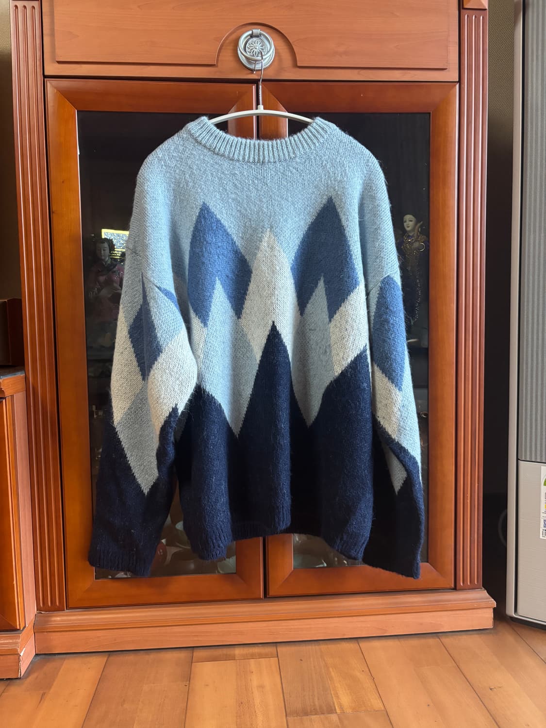 Knitted 아가일 니트 상품이미지1